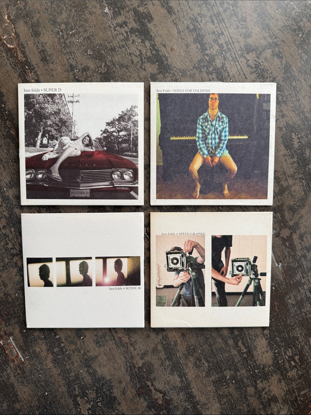 Ben Folds CDs: 3 EP Set Speed Graphic, Sunny 16, Super D  + Songs for Goldfish